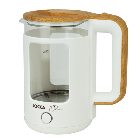 Bouilloire électrique JOCCA 1.8L design blanc moderne