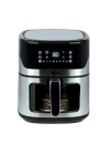 Airfryer inox 1600W cuisson uniforme et silencieuse