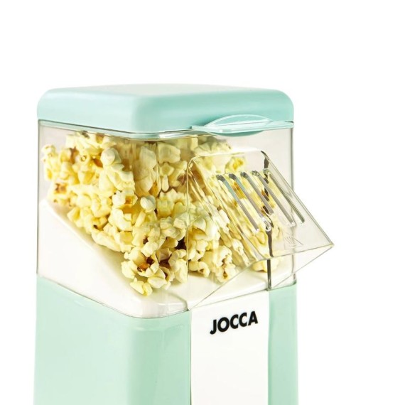 Machine à pop-corn domestique JOCCA Tqfunny design vintage turquoise