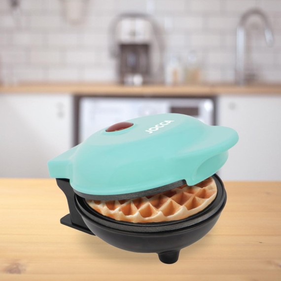 Appareil cuisson gaufres turquoise design pratique JOCCA
