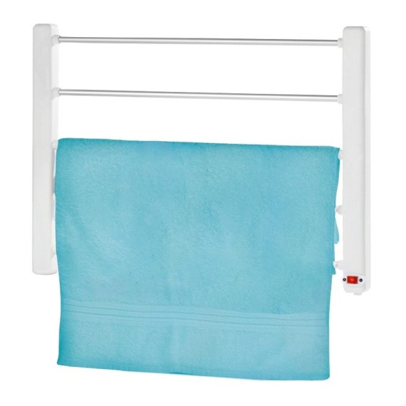 Radiateur chauffe-serviettes design blanc pour salle de bain