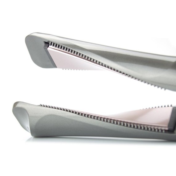 lisseur cheveux gris & rose style moderne féminin