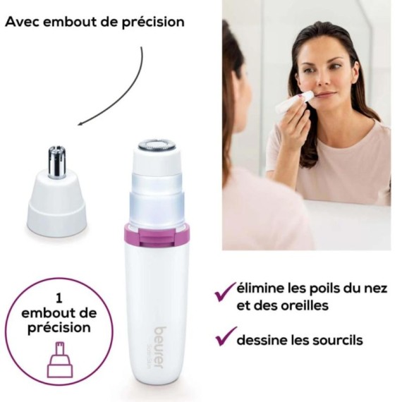 Rasoir visage BEURER HL 16 précision et confort quotidien