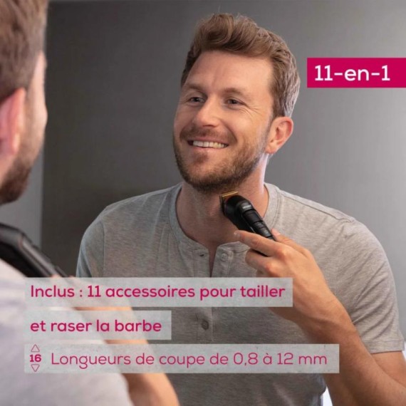 Tondeuse Multigroomer BEURER MN9X vue complète noir