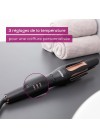 Boucleur cheveux professionnel 210°C rotation double sens