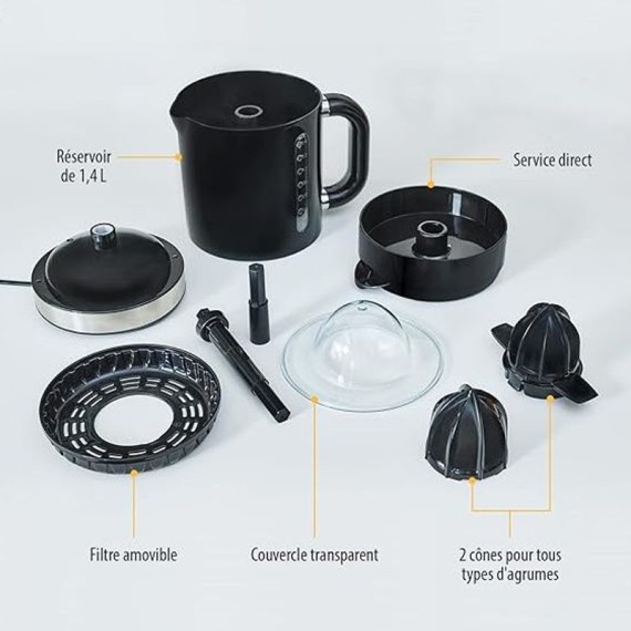 machine jus agrumes système anti-goutte