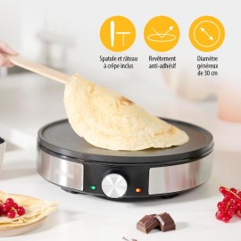 Crêpière électrique Tristar BP-2638 1200W - Argent