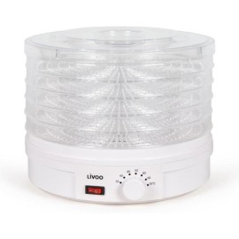 Déshydrateur Livoo DOM202 Fruits Et Légumes 5 Plateaux 245W