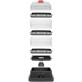 Cuiseur Vapeur LIVOO DOC300 1200W - Noir