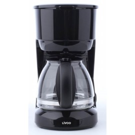 Cafetière Électrique LIVOO DOD166N 900W 15 Tasses - Noir