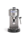 Cafetière expresso silencieuse gris avec 3 filtres inox