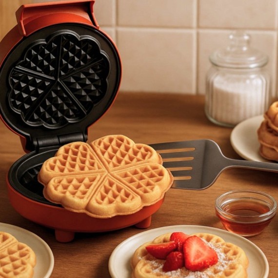 Préparer 5 gaufres maison avec gaufrier DOP255R Livoo