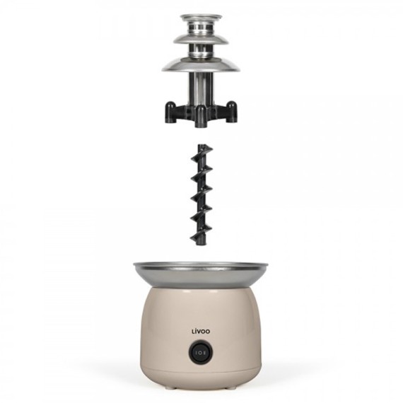 Fontaine chocolat maison Livoo avec système vis sans fin