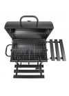 Barbecue à Charbon LIVOO design baril noir cuisson grillade été