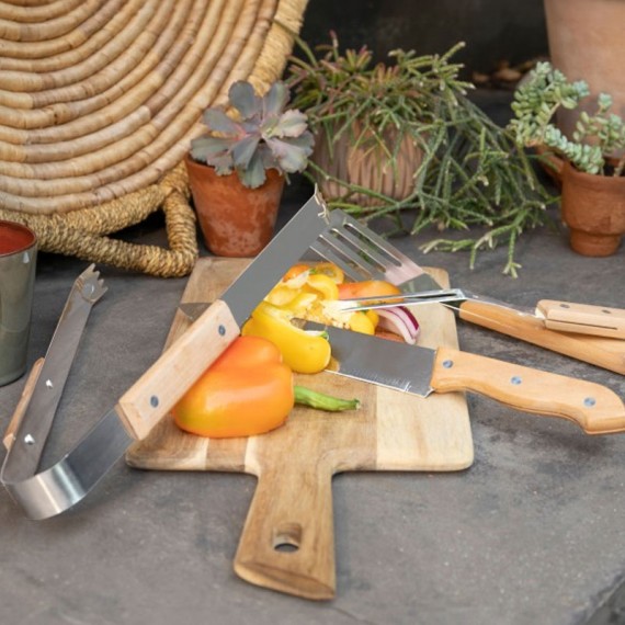 Set De 4 Accessoires Pour Barbecue LIVOO accessoires barbecue extérieur