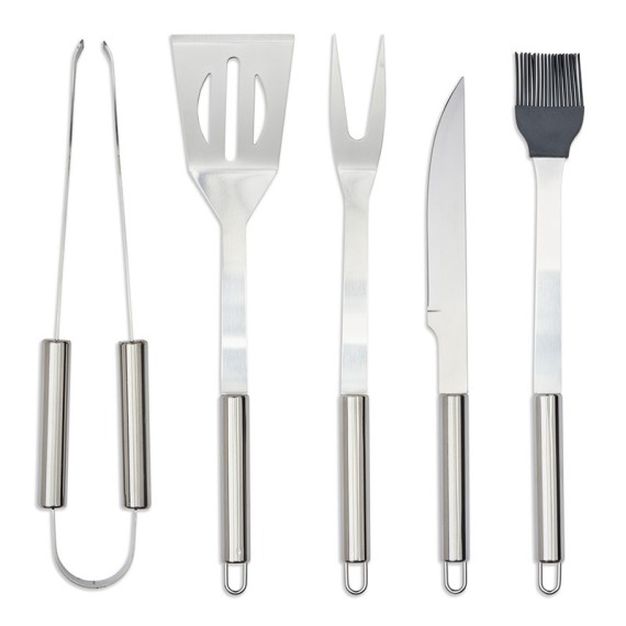 Kit barbecue complet avec spatule, fourchette et pince