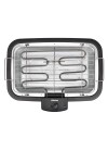 Appareil à griller électrique noir pour cuisine et jardin