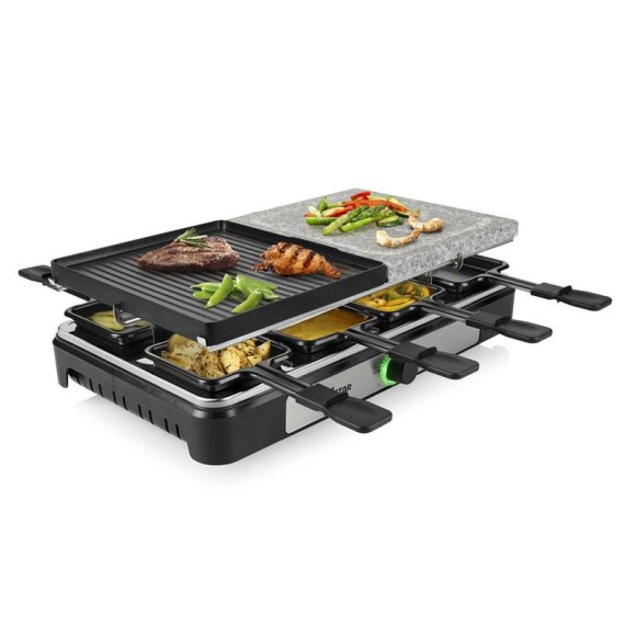 raclette électrique 1400w appareil raclette pierre cuisson viande