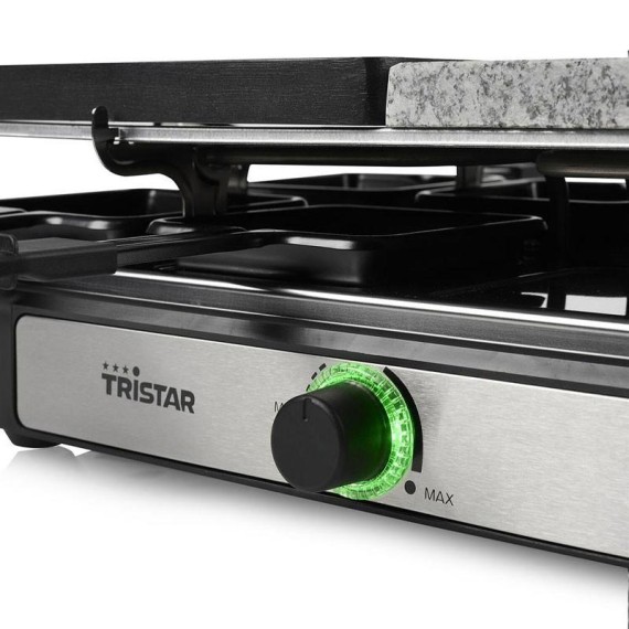 raclette tristar 1400w appareil raclette grill pierre cuisson viande