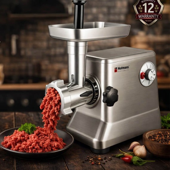 Hachoir électrique Hoffmans pour cuisine maison et pro