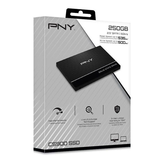 disque dur interne pny cs900 250go upgrade laptop rapide
