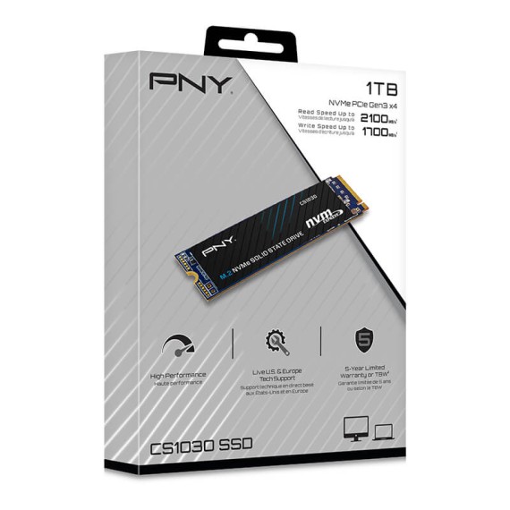 PNY CS1030 disque dur interne NVMe installation facile