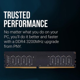 Barrette Mémoire PNY 16Go DDR4 3200MHz Pour PC de Bureau