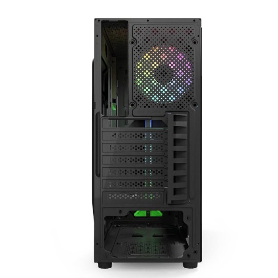 boîtier gaming panneau en verre trempé RGB moderne