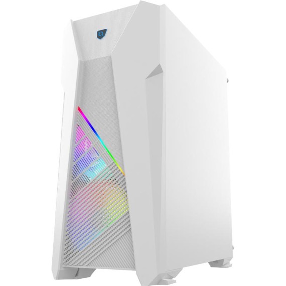 Boîtier PC RGB blanc AQIRYS CANOPUS intérieur airflow