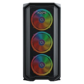 Boitier Gamer AQIRYS WEZEN Mini Tour MATX 4 FANS RGB – Noir
