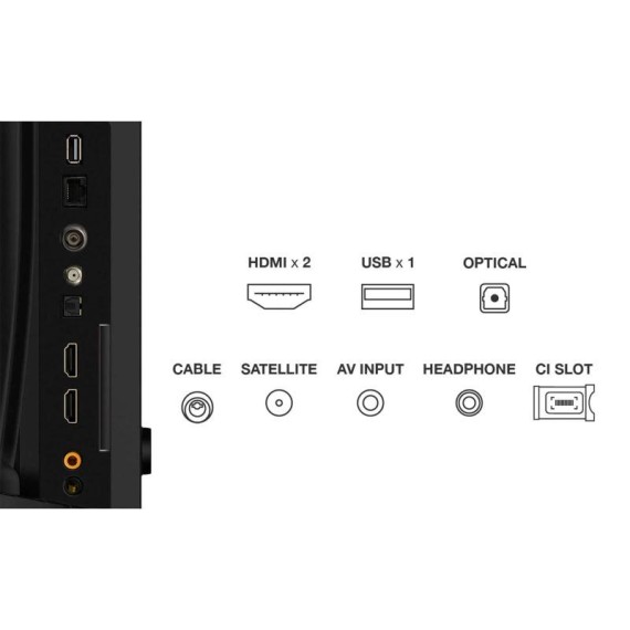 Smart TV TCL 32 pouces avec Netflix YouTube applications intégrées