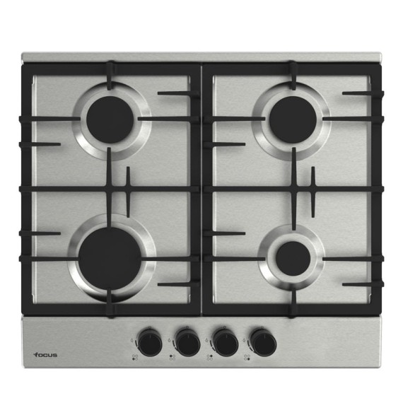 Plaque de Cuisson FOCUS 4 Feux 60 cm Inox (F408X)