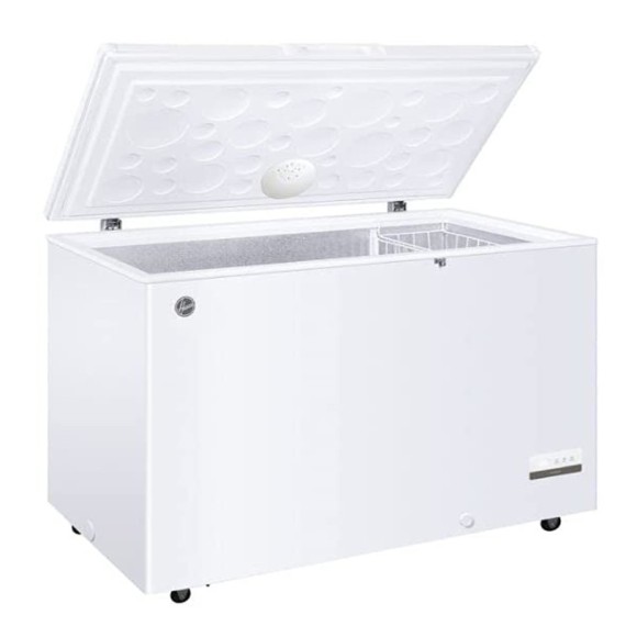 congélateur coffre Hoover blanc grande capacité 312 litres intérieur