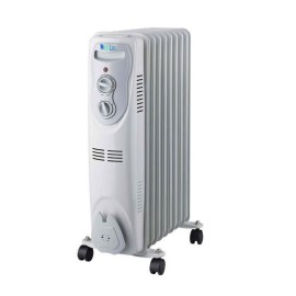 Radiateur Bain D'Huile BIOLUX 7 éléments 1500 Watts - Blanc (RB1502)