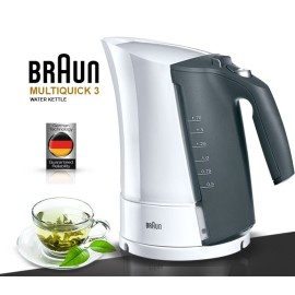 Bouilloire BRAUN Multiquick 3 - 2200 Watts - 1.7 Litres - Blanc (WK300)