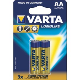 2x Piles AA Varta LongLife LR6BP2