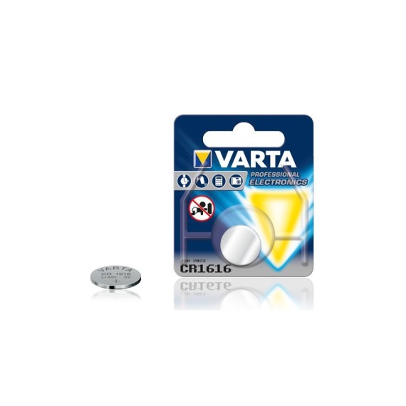 Pile électronique Bouton VARTA  Lithium CR1616