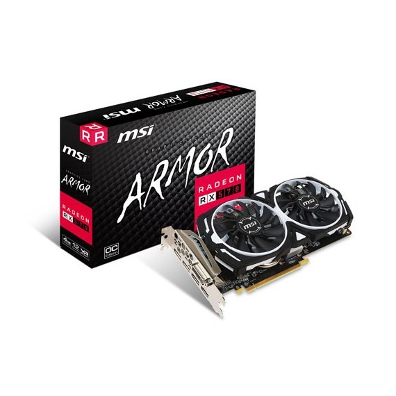 CARTES GRAPHIQUES MSI RX 570 ARMOR 4G RX-570-ARMOR-4G