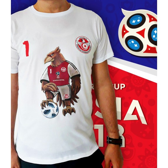 T-Shirt Equipe National  Russia 2018 Blanc