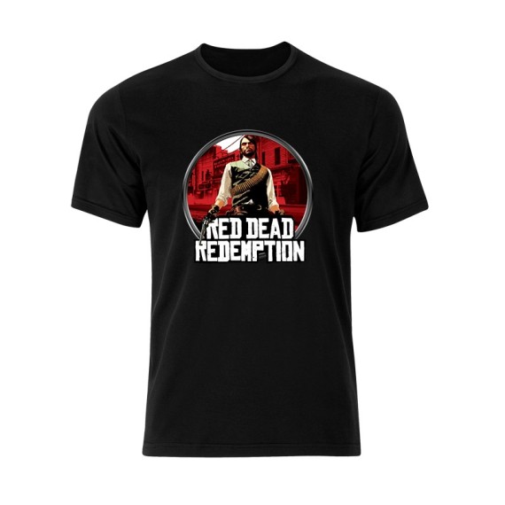 T-Shirt Red Dead Redemption Noir