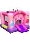 Château HAPPY HOP -Aire de jeux gonflable Princesses Rose Fille