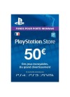 Carte PlayStation Store PS4 - 50 Euro