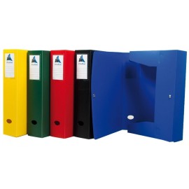 Boite de Classement à Pression PVC OfficePlast DOS 80MM / Bleu