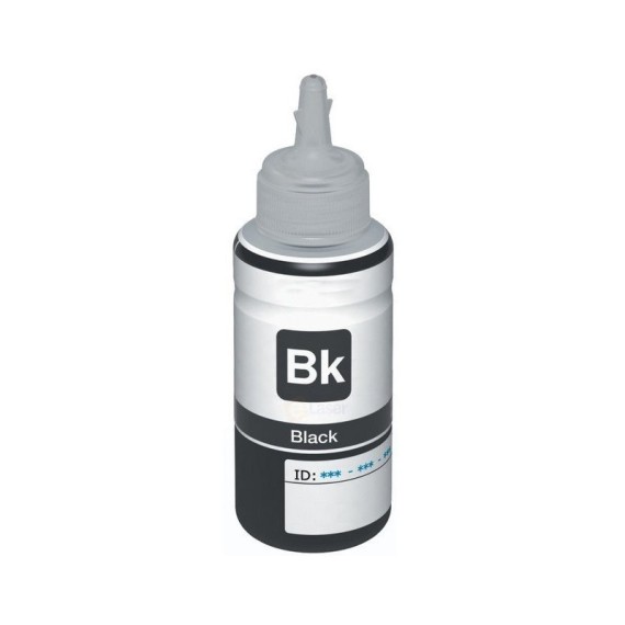 Bouteille d'encre adaptable  EPSON100ML / L800 - L200 /Noir