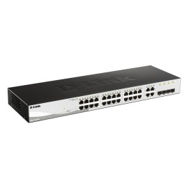 Switcheur D-Link 24 ports 10/100/1000 Mbps  + 4 ports SFP