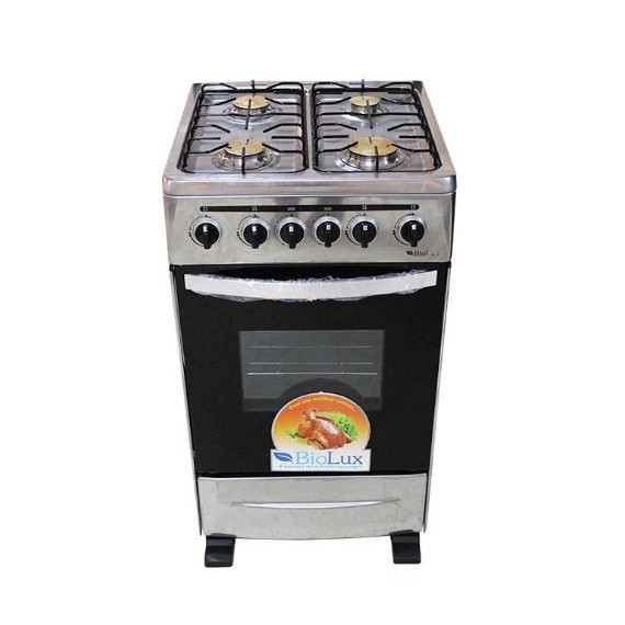 Biolux cuisiniére Inox 4 feux