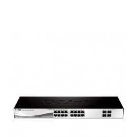 Switch D-Link 16-Port 10/100/1000 Base-T avec SFP Smart Switch-(DGS-1210-20/E)