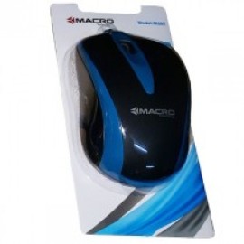 Souris optique USB macro m555 /noir & Bleu-(M555-NB)