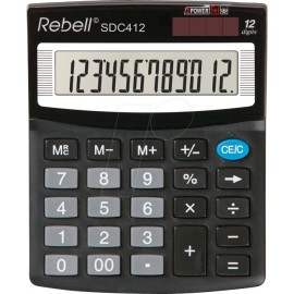 Calculatrice de Bureau Rebell SDC412BX  -(RE-SDC412 BX)