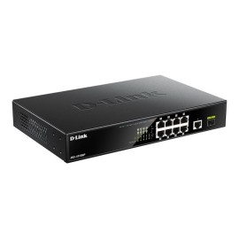 Switch D-Link 8 ports Gigabit 10/100/1000 - POE 1SFP + 1Gigabit (DGS-1010MP)